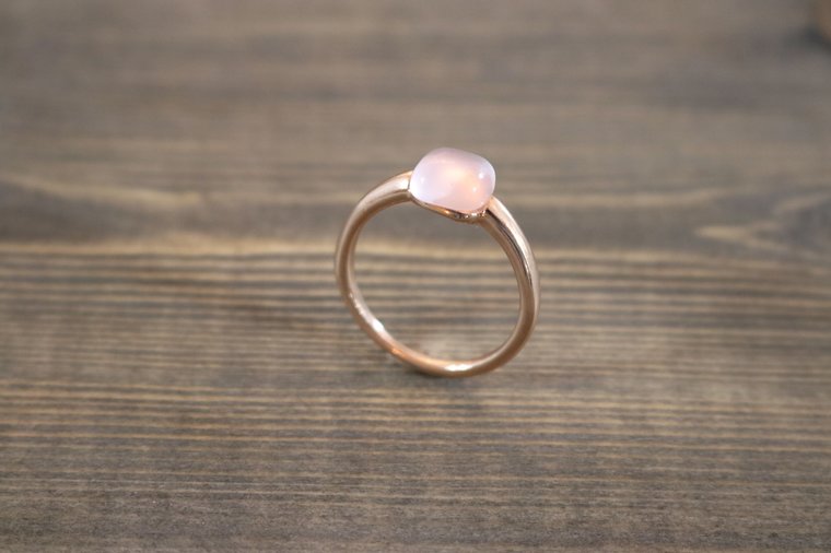 RING FIRENZE RG PINK STONE S56