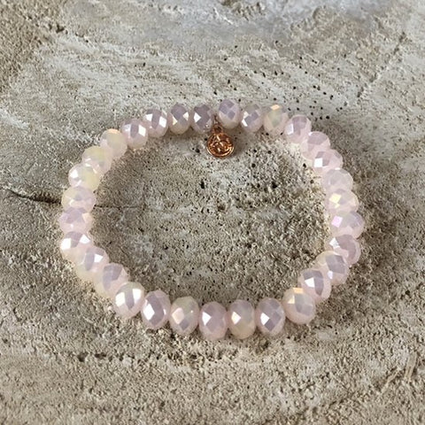 BRACELET PINK MEDIUM SHINY STONES