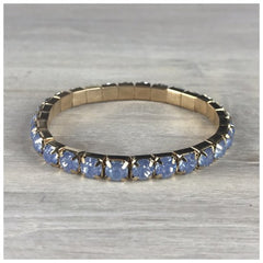 BRACELET BIG SWAROVSKI LIGHT BLUE