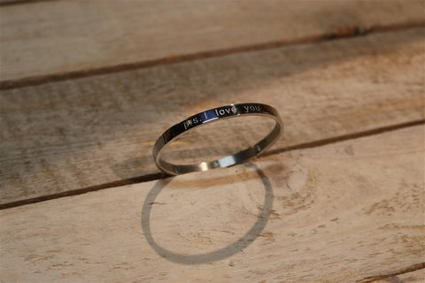 BRACELET ELLEN SILVER / I LOVE YOU